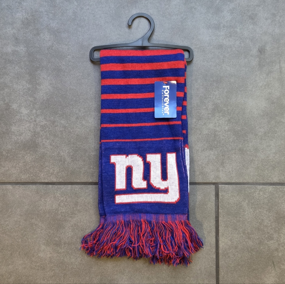 NWT NFL New York Giants Fringed Scarf